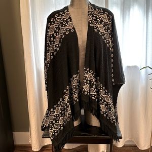 Knit Oversized Pancho